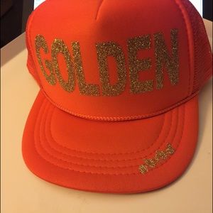 Nbrhd GOLDEN Trucker Hat Orange